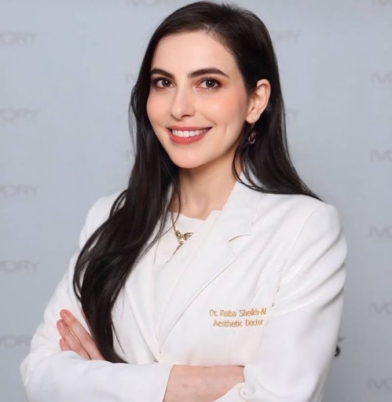 Dr. Ruba Sheikh Ali, GP Aesthetic Division at Ivory Aesthetics Clinic Dubai